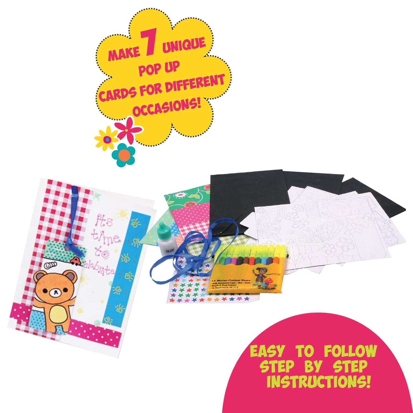 Funskool Handicraft Pop Up Greeting Card, Multicolor