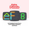 FLYI Alpha Numeric Puzzle – Educational Toys for Two Year Olds | Word Puzzles Brain Teasers for Toddlers