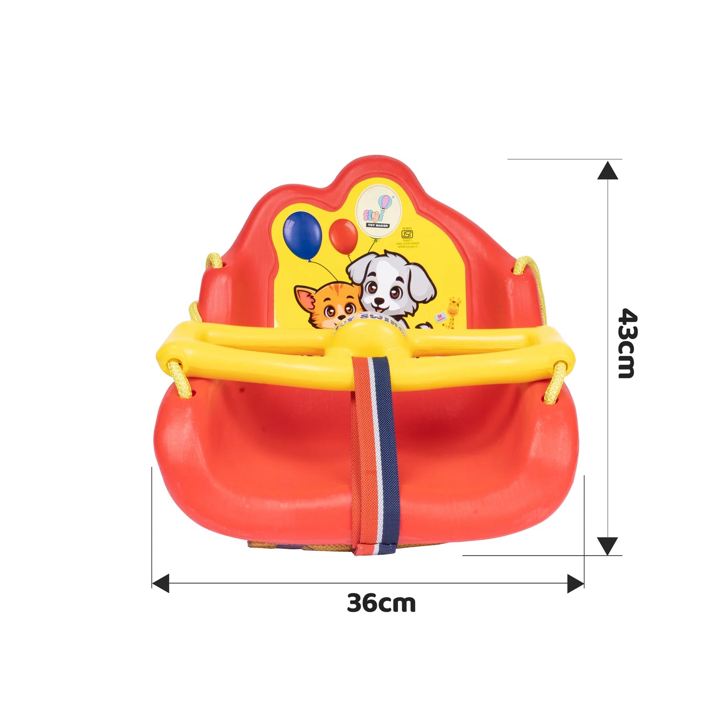 FLYI Swings for Toddler with Safety Guard