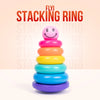Smiley Stacking Rocking Rings Toy – 5 Colorful Rings for Toddlers | Educational & Motor Skill Development Toy