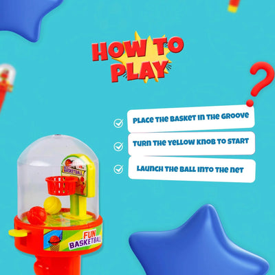 Mini Hand Basketball – Fun Indoor Finger Basketball Game for Kids & Adults