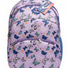 Safari Purple Butterfly Student Backpack – Featuring Advanced Internal Stationery Organizer & Triple Compartments