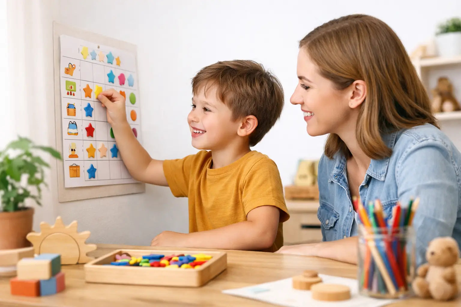 How to Create a Kids Reward Chart Routine
