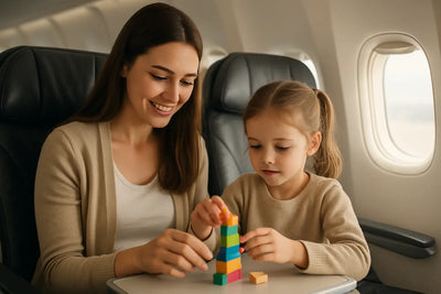 Screen-Free Wins for Long Flights With Kids