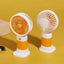 Mini Handheld Fan, Lightweight Hand Fan for Women Cute Design 3 Speed Strong Wind Portable Fan, USB Rechargeable Fan Personal Fan for Indoor Outdoor Travel Makeup