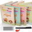 Set of 4 Sank Magic Practice Copybook for Kids - Reusable Writing Practice Workbook(Book with Pen)