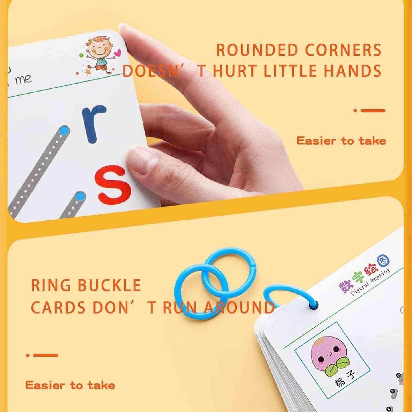 Magical Tracing Workbook Set 64 Pages Alphabet & Number Writing Practice Book for Kids Reusable Handwriting Pen Control Training for Preschool Learning