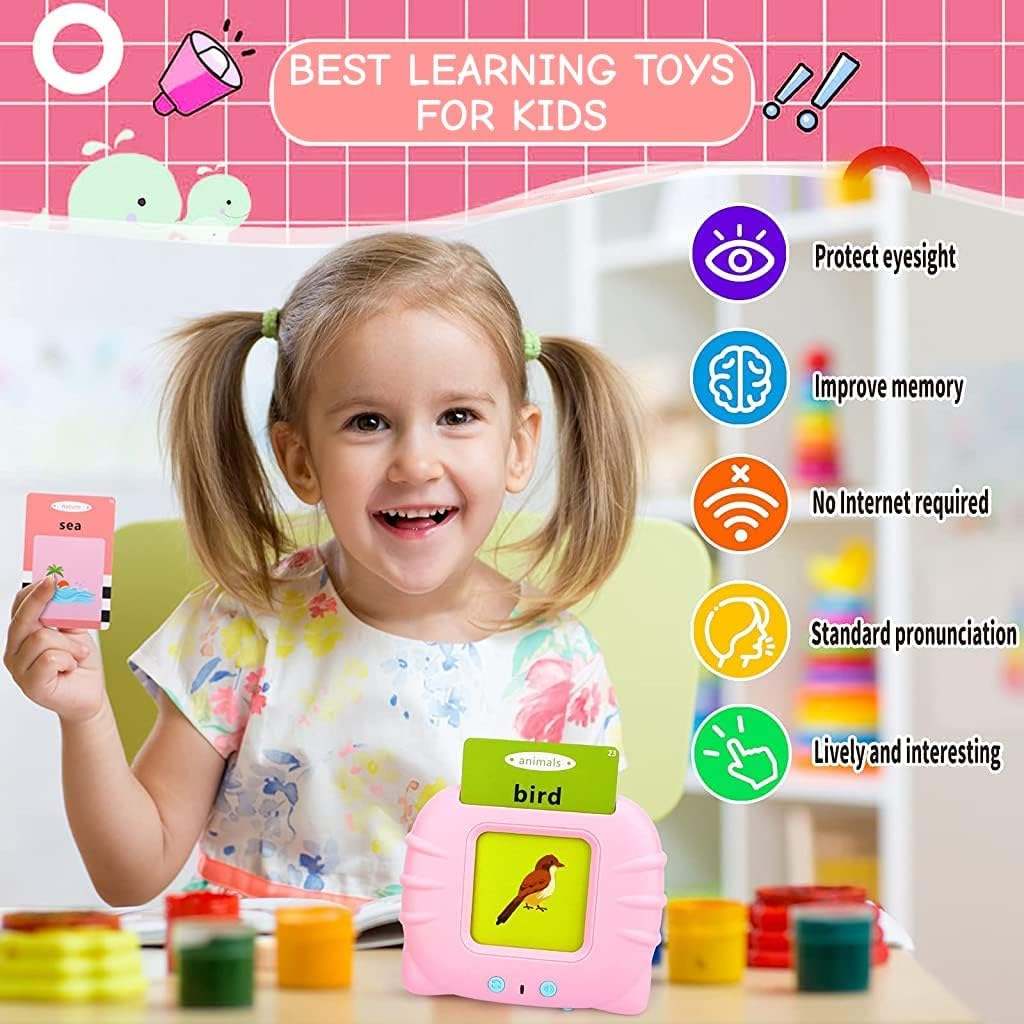 Talking Flash Cards: Interactive Early Education Learning Device for Kids