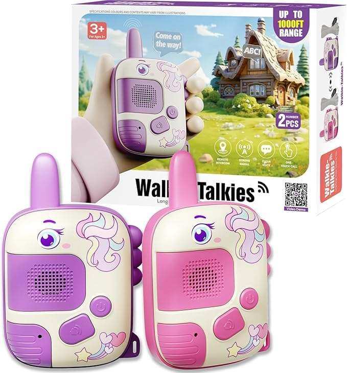 Two-way heavy-duty talking toys intercom for outdoor adventures and camping
