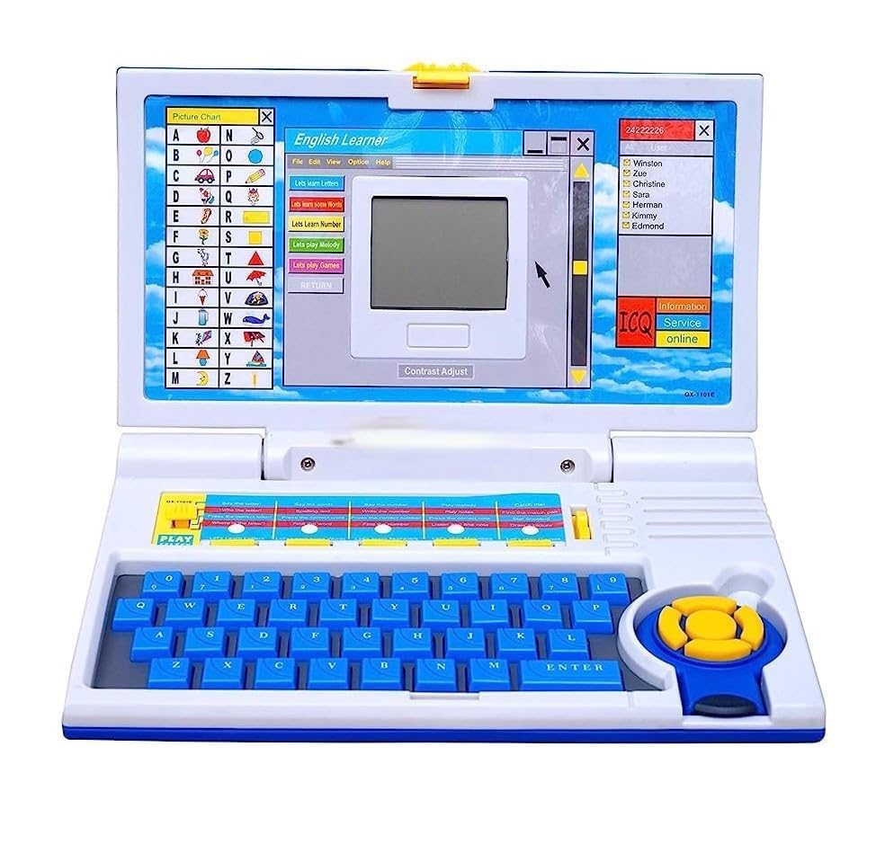 Educational Laptop Computer Toy for Kids Above 3 Years - 20 Fun Activity Learning Machine, Now Learn Letter, Words, Games, Mathematics, Music, Logic, Memory Tool