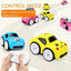 Mini RC Intelligent Sensor Stunt Car Toy for Kids 3-12 | 4 Smart Modes: Follow Object, Chase, and Follow Track, Rechargeable Cartoon Car with Music & Bright LED Light |Birthday Gift for Kid