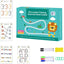Magical Tracing Workbook Set 64 Pages Alphabet & Number Writing Practice Book for Kids Reusable Handwriting Pen Control Training for Preschool Learning