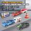 Mini Alloy Off-Road RC Car for Kids 6+ 1:64 Scale Remote Control Car Toys Strip Lights, 2.4Ghz, USB Rechargeable (Off Truck -Red)