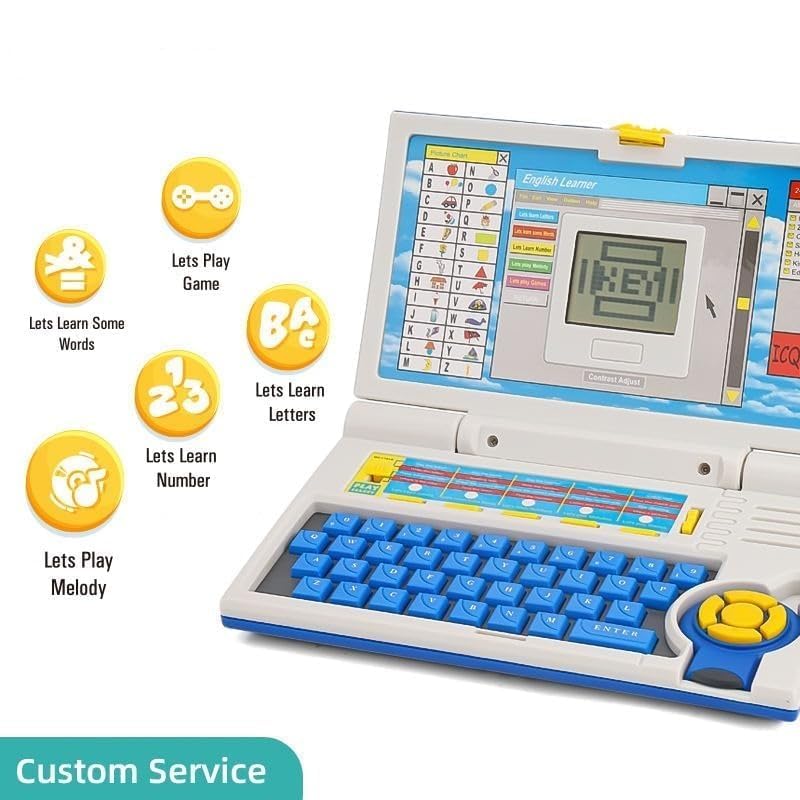 Educational Laptop Computer Toy for Kids Above 3 Years - 20 Fun Activity Learning Machine, Now Learn Letter, Words, Games, Mathematics, Music, Logic, Memory Tool