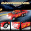 Mini Alloy Off-Road RC Car for Kids 6+ 1:64 Scale Remote Control Car Toys Strip Lights, 2.4Ghz, USB Rechargeable (Off Truck -Red)