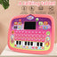 2-in-1 Educational Computer Pad & Piano: Alphabet, Numbers, and Music Fun