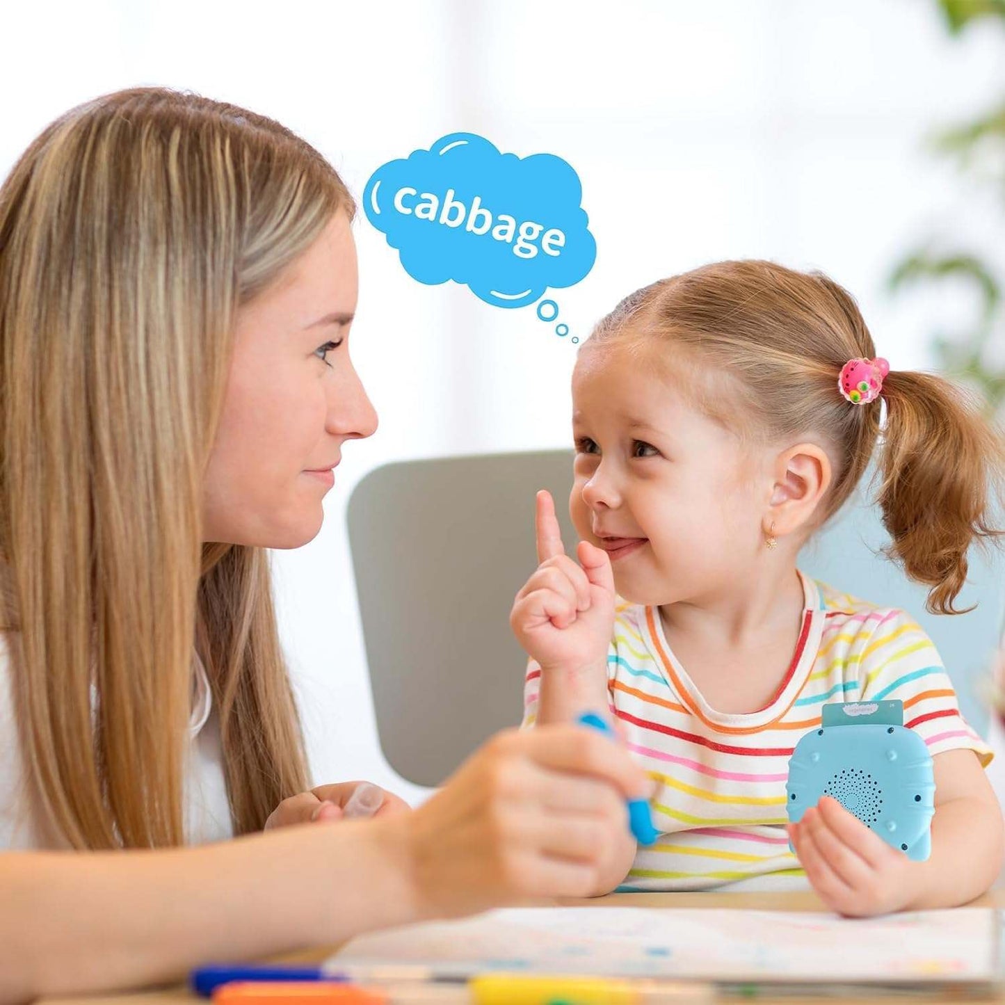Talking Flash Cards: Interactive Early Education Learning Device for Kids