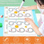 Magical Tracing Workbook Set 64 Pages Alphabet & Number Writing Practice Book for Kids Reusable Handwriting Pen Control Training for Preschool Learning
