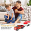 Mini Alloy Off-Road RC Car for Kids 6+ 1:64 Scale Remote Control Car Toys Strip Lights, 2.4Ghz, USB Rechargeable (Off Truck -Red)