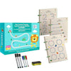 Magical Tracing Workbook Set 64 Pages Alphabet & Number Writing Practice Book for Kids Reusable Handwriting Pen Control Training for Preschool Learning