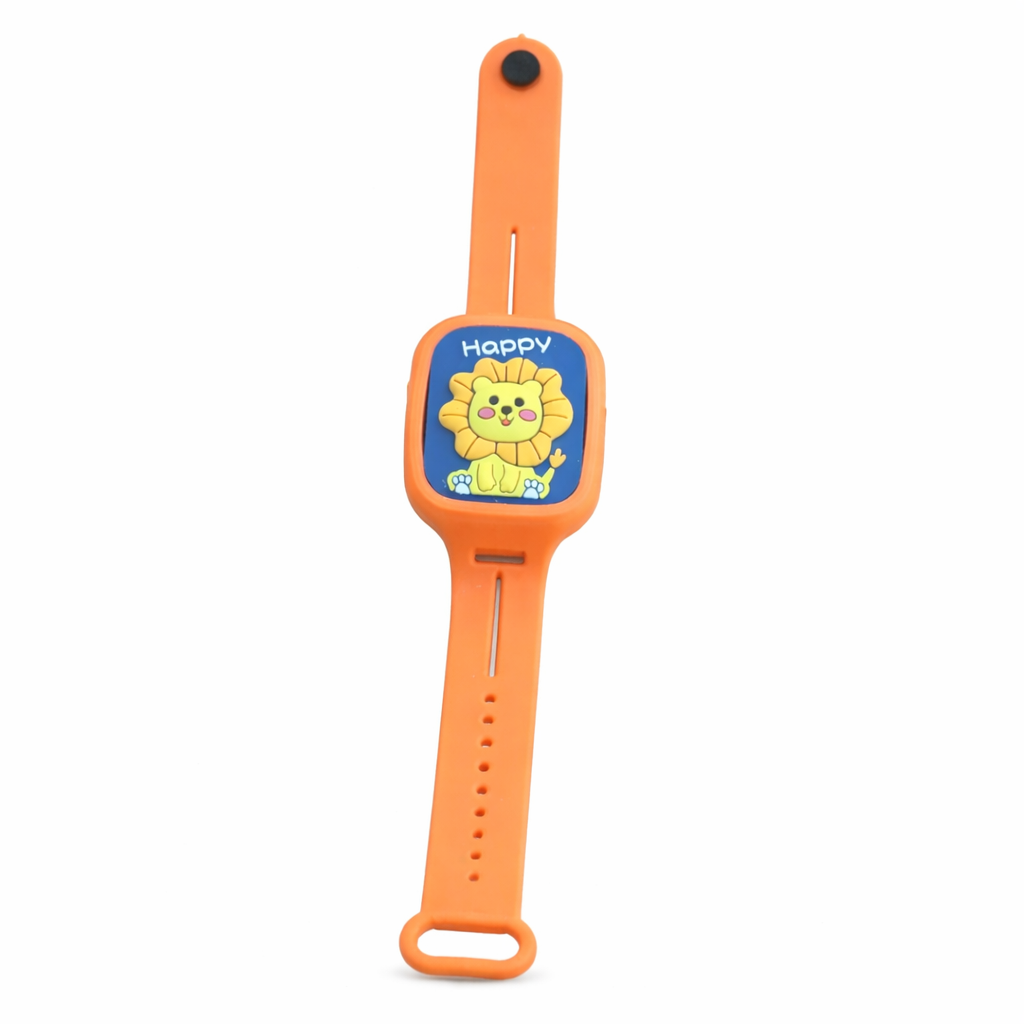 Kids Cartoon Character Silicone Wristband Watch – Colorful Adjustable Strap Digital Watch for Boys & Girls