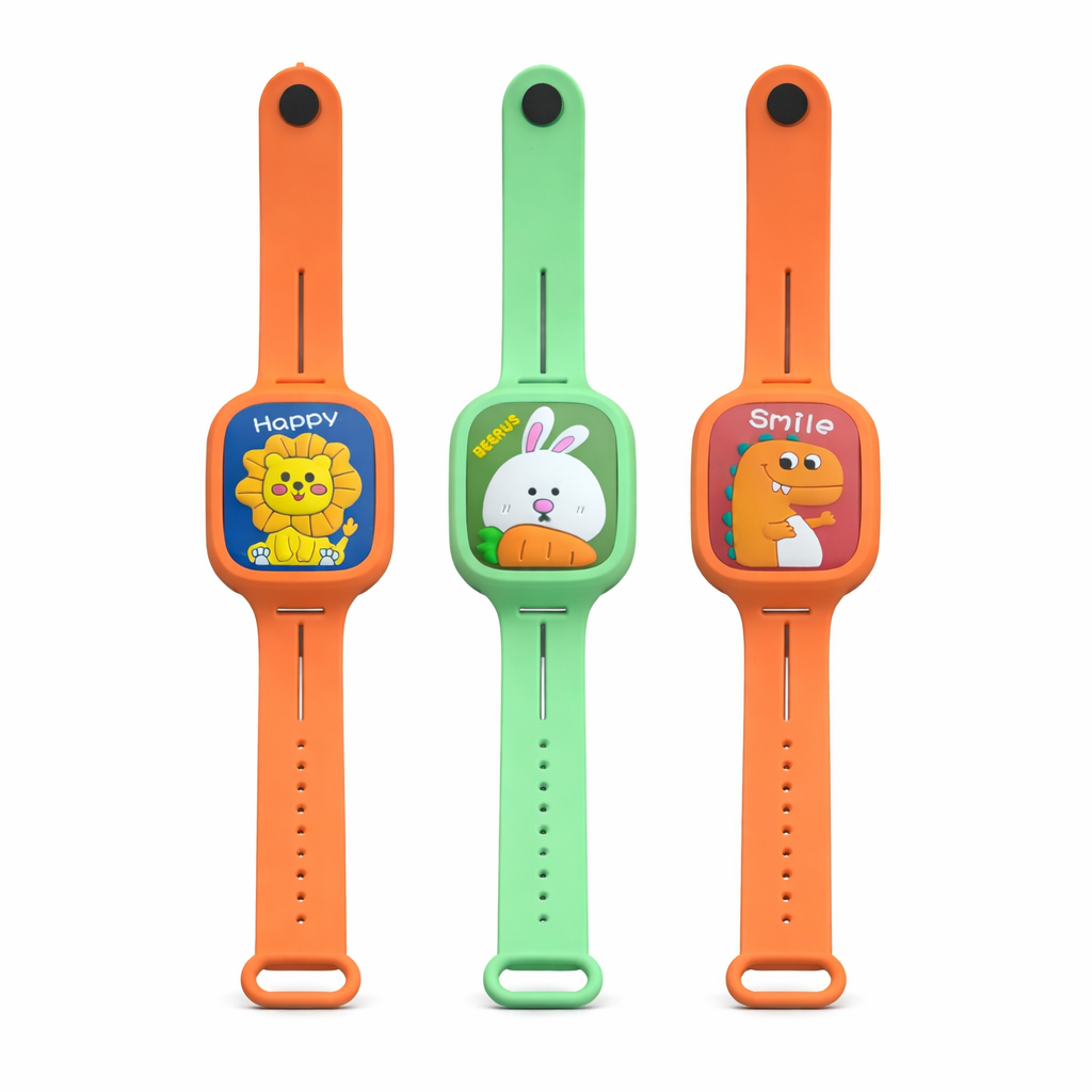 Kids Cartoon Character Silicone Wristband Watch – Colorful Adjustable Strap Digital Watch for Boys & Girls
