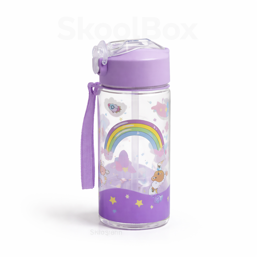 Fun space-themed water bottle designed for little explorers on the go