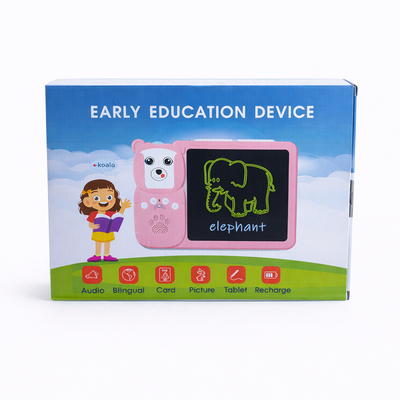 Early Education Learning Tablet with Audio Cards | Bilingual Kids Learning Device