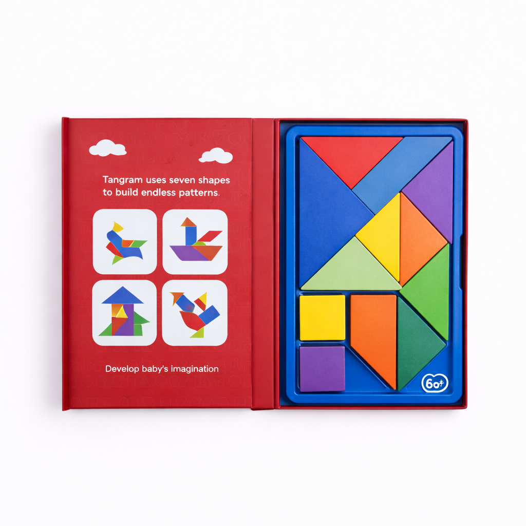 Tangram Puzzle Set for Kids | Shape & Color Learning Toy