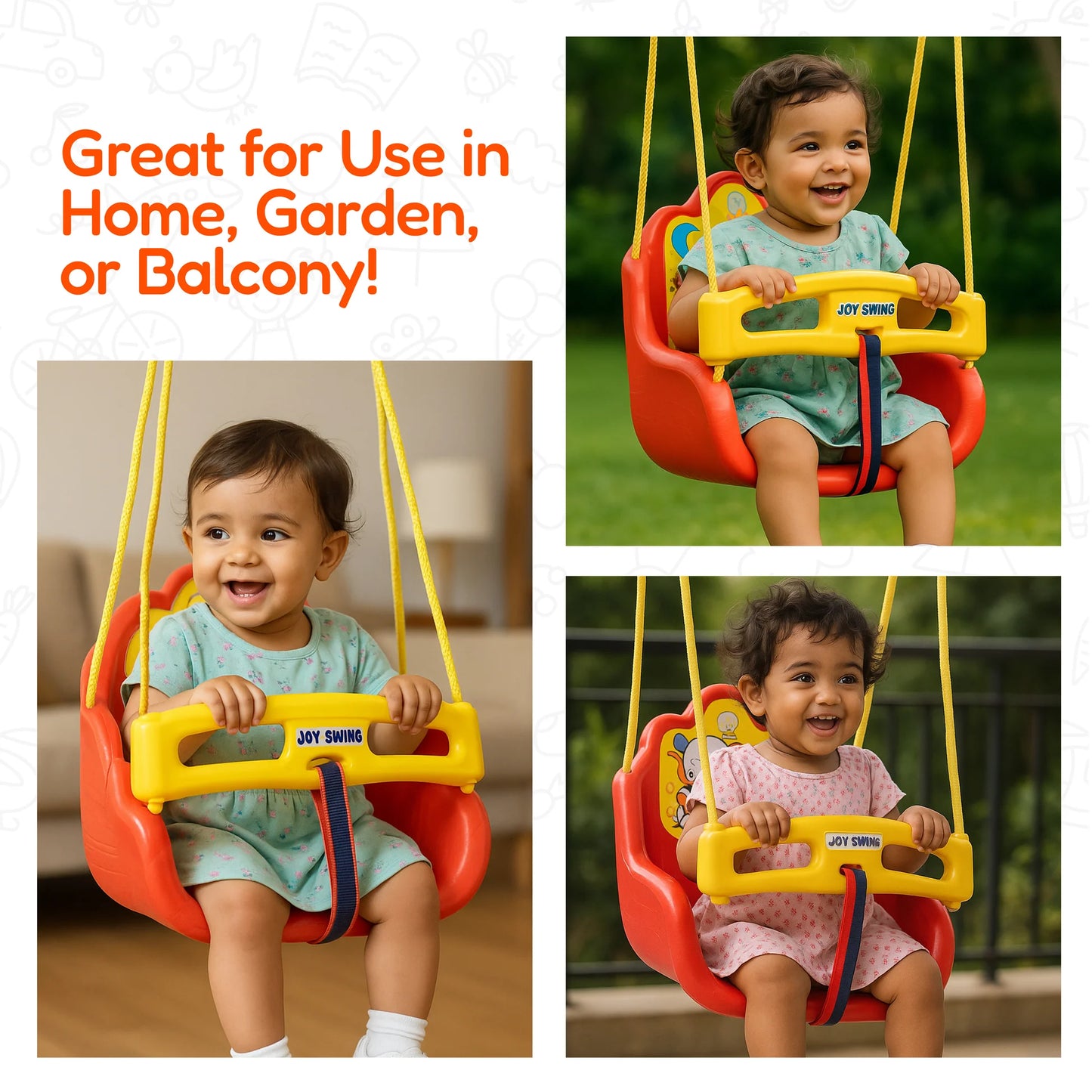 FLYI Swings for Toddler with Safety Guard
