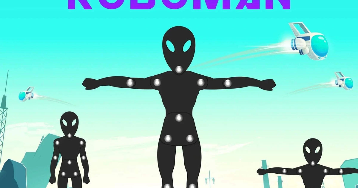 ROBO MAN Action Toy - Flexible & Interactive Play for Kids (3+ Years ...