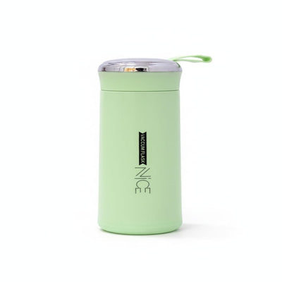 Nice Water Bottle 400ml | Leakproof Flask for Tea, Coffee, and Water | Creative Design, Portable and Eco-Friendly (Multicolor-Nice Bottle 400ML-Pack 1)