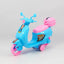 Colorful friction-powered Scooty Toy scooter with storage box for kids' imaginative play and motor skills development